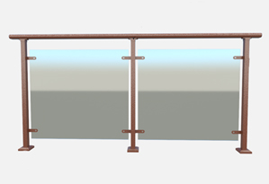 鋁合金玻璃欄桿